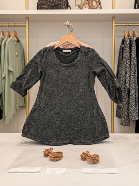 Chris & Carol Tops - Bundle of 2 very nice, comfortable gray tops, size Small, versatile